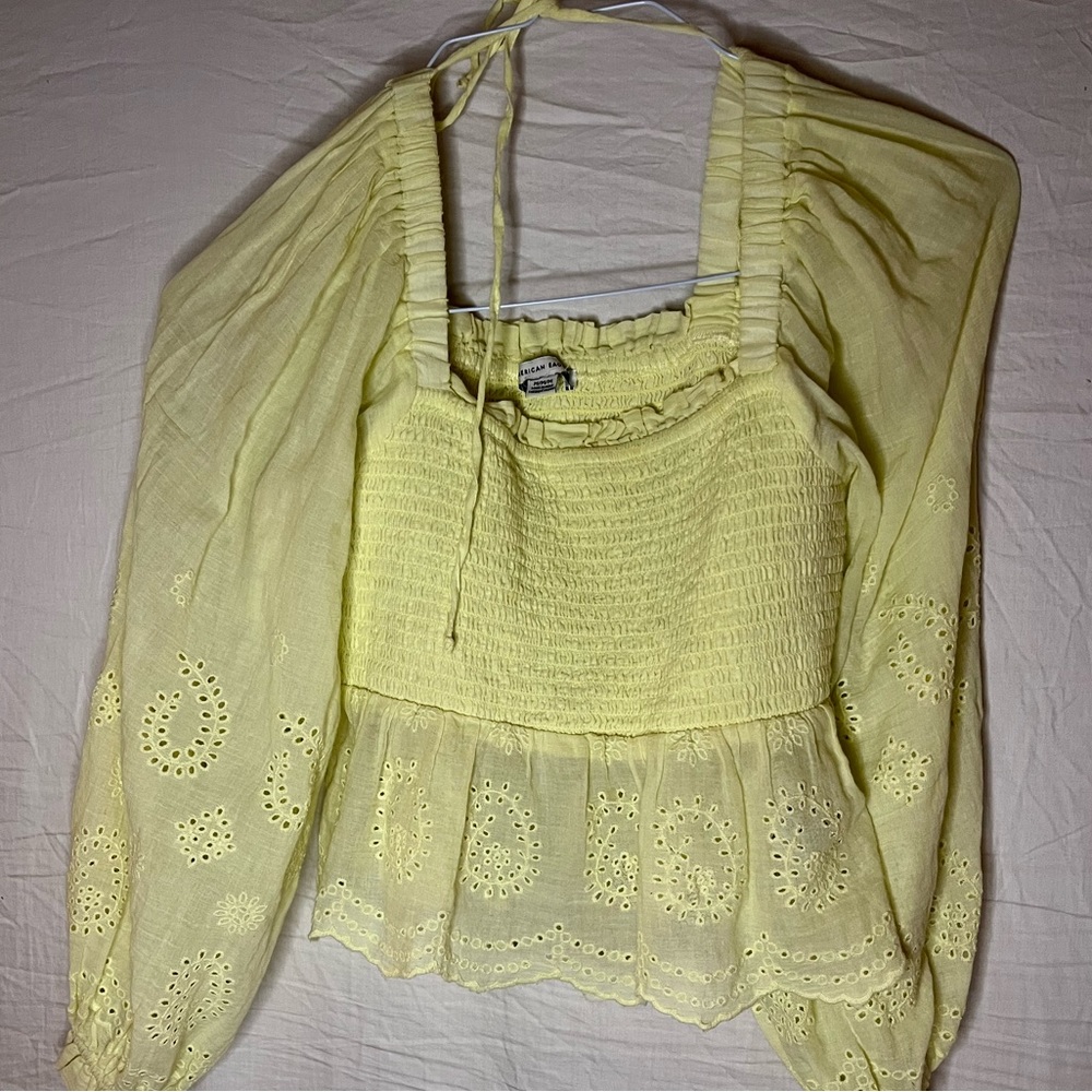 american eagle long shirt
